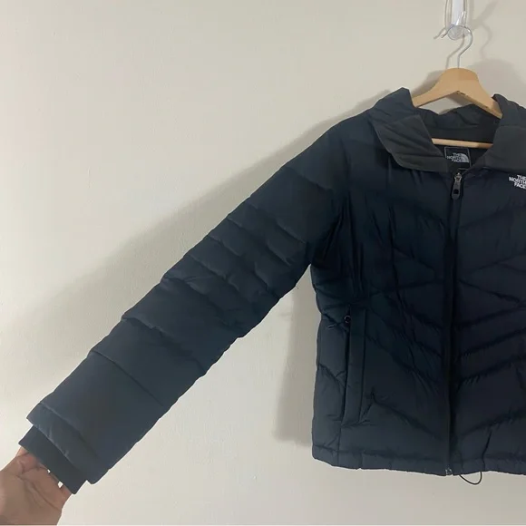 The North Face Down Filled Hooded Puffer Jacket Black - M - Picture 7 of 16